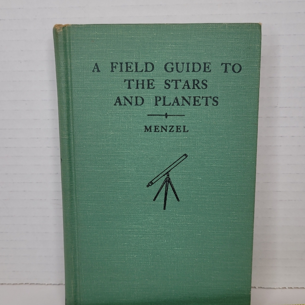 A Field Guide To the Stars and Planets Donald H Menzel Vintage 1964 Hardcover